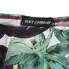 Dolce & Gabbana Eggplant Print High-Waist Briefs Underwear