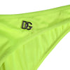 Dolce & Gabbana Neon Green DG Logo Swim Briefs Women Underwear