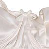 Dolce & Gabbana White Silk Satin Balconnet Lingerie Bra Underwear