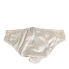 Dolce & Gabbana White Silk Satin Lingerie Panty  Underwear