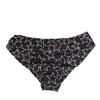 Dolce & Gabbana Black White Star Print Cotton Slip Panty Underwear