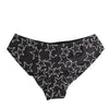 Dolce & Gabbana Black White Star Print Cotton Slip Panty Underwear