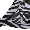 Dolce & Gabbana Black White Zebra Print Sheer Mesh Bralette Underwear