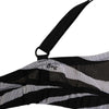 Dolce & Gabbana Black White Zebra Print Sheer Mesh Bralette Underwear