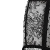 Dolce & Gabbana Black Sheer Polka Dot Lace High Waist Underwear