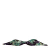 Dolce & Gabbana Purple Green Leaf Print Bandeau Swimwear Underwear
