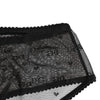 Dolce & Gabbana Black Sheer Mesh Lace Polka Dot Logo Underwear