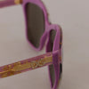 Dolce &amp; Gabbana DG4251 Sonnenbrille mit roségoldenem Vollrand und rechteckigem Rahmen