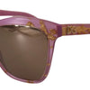 Dolce &amp; Gabbana DG4251 Sonnenbrille mit roségoldenem Vollrand und rechteckigem Rahmen