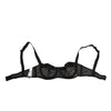 Dolce & Gabbana Black Sheer Mesh Underwire Bra  Underwear