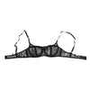 Dolce & Gabbana Black Floral Lace Sheer Underwire Bra Underwear