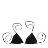 Dolce & Gabbana Black Embroidered Triangle Swimwear Underwear