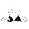 Dolce & Gabbana Black Embroidered Triangle Swimwear Underwear
