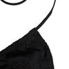 Dolce & Gabbana Black Embroidered Triangle Swimwear Underwear