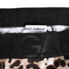 Dolce & Gabbana Leopard Print Black Waistband Cotton Underwear