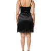 Dolce & Gabbana Black Silk Blend Lace Trim Sleeveless Mini Dress
