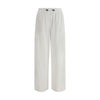 Brunello Cucinelli White Cotton Joggers (Workout Pants)