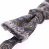 Dolce & Gabbana Blue Silk Baroque Fantasi Tied Bow Tie Papillon