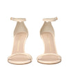 Stuart Weitzman Beige Leather Stiletto Heel Sandals