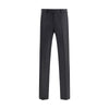 Germano Gray Fleece Wool Dress Pants