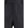 Germano Gray Fleece Wool Dress Pants