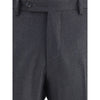 Germano Gray Fleece Wool Dress Pants