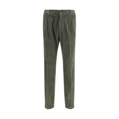 Cruna Bicolor Cotton Casual Pants