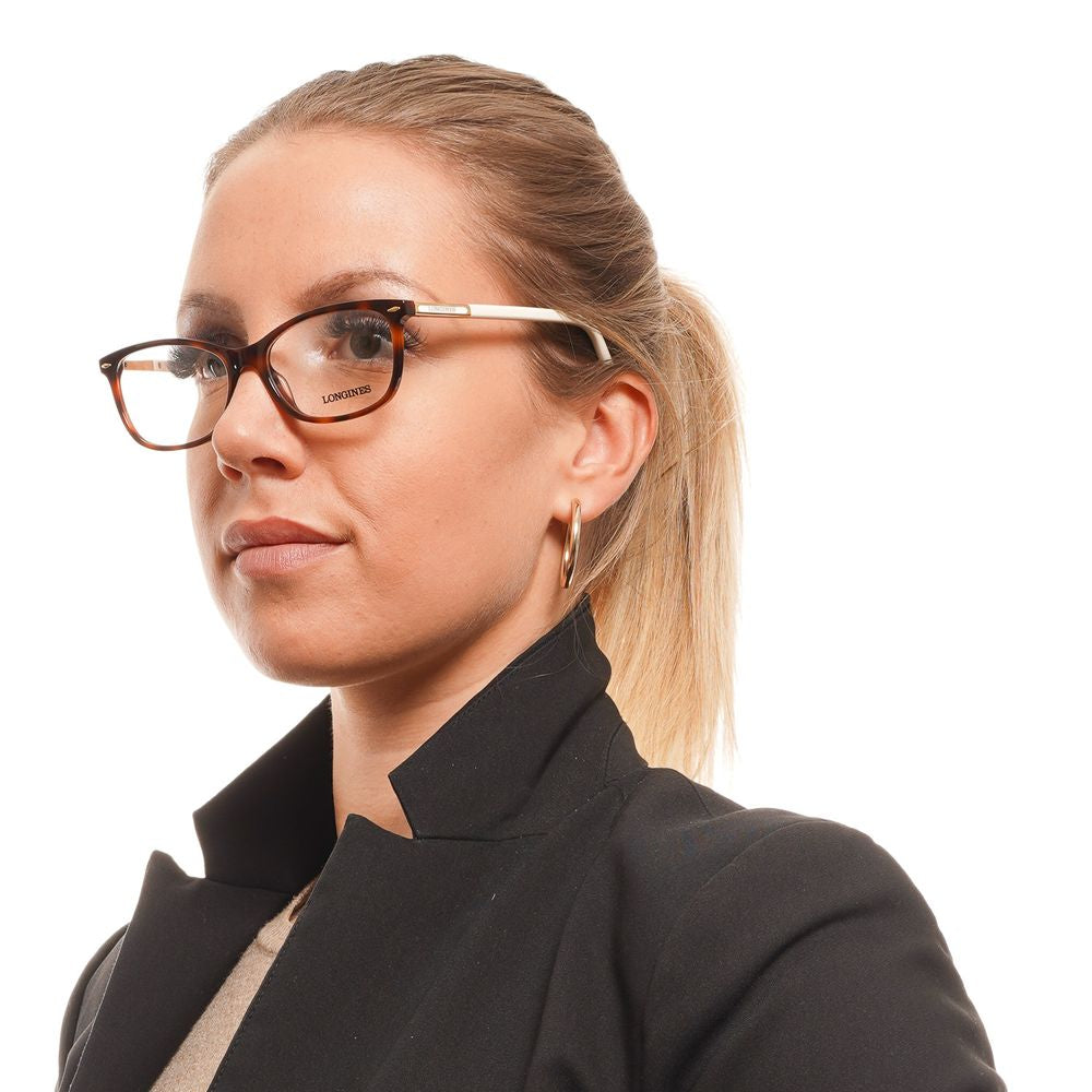 Longines Brille aus braunem Acetat (Gestell)