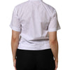 Dolce &amp; Gabbana – Weißes Poloshirt mit Kragen und kurzen Ärmeln
