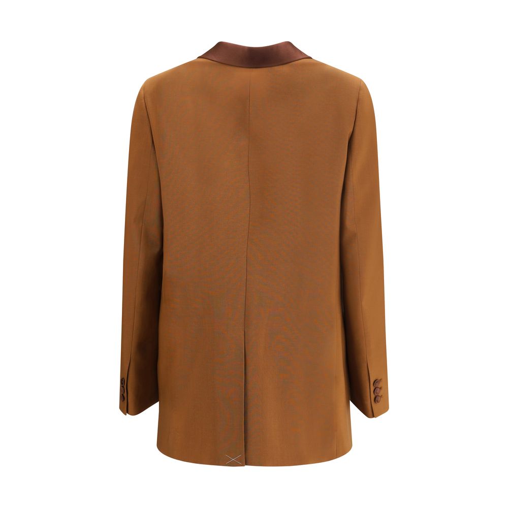 Fendi Blazer aus brauner Wolle