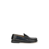 Premiata Black Calf Leather Bos Taurus Slip-On Loafers