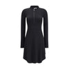 Courrèges Black Viscose Casual Dress