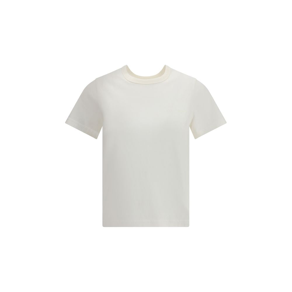 Weißes Baumwoll-T-Shirt von Courrèges