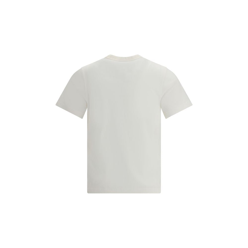 Weißes Baumwoll-T-Shirt von Courrèges