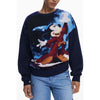 Desigual Blu Cotton Women Sweatshirt