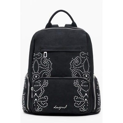 Desigual Black Polyurethane Women's Backpack