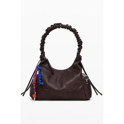 Desigual Marrone Poliuretano Women Handbag