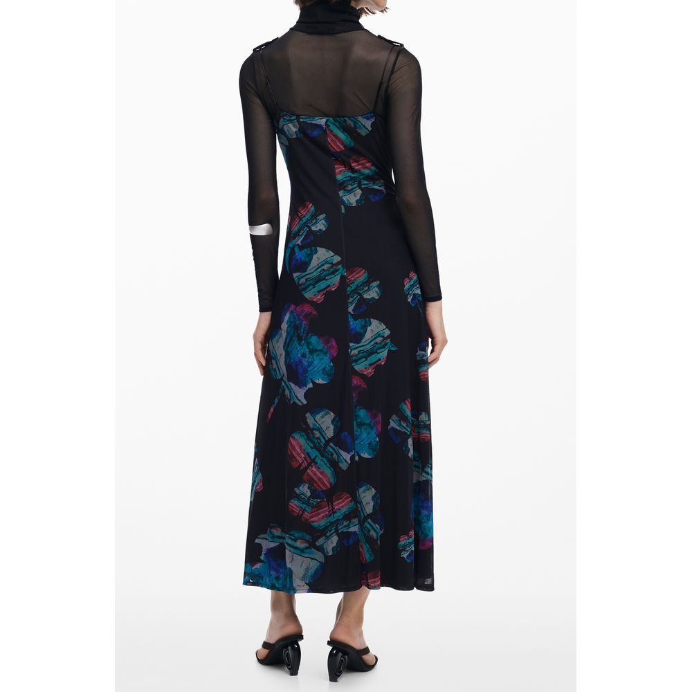 Desigual Nero Polyester Woman Dress