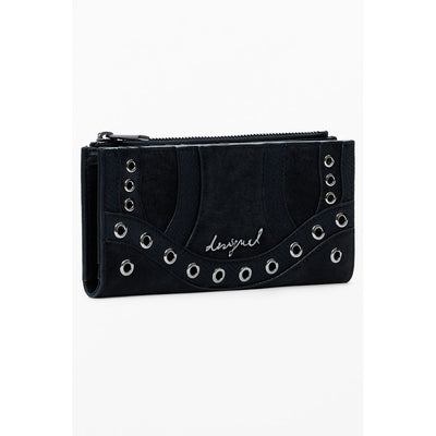 Desigual Nero Poliuretano Women Wallet