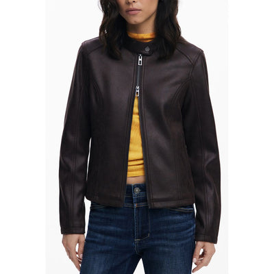 Desigual Brown Polyester Women's Jacket