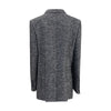 Dolce & Gabbana Gray Fleece Wool Blazer