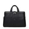 Piquadro Black Leather Business And Laptop Bag