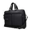 Piquadro Black Leather Business And Laptop Bag