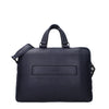 Piquadro Blue Leather Business And Laptop Bag