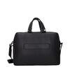 Piquadro Black Leather Business And Laptop Bag