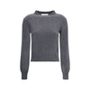 Ami Paris Grauer Kaschmirpullover
