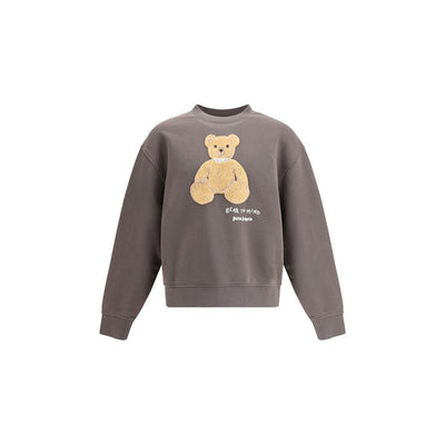 Palm Angels Brown Cotton Sweatshirt