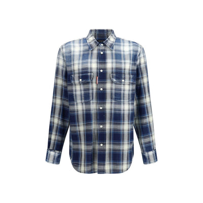 Dsquared² Multicolor Cotton Pattern Shirt