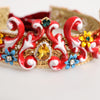 Dolce & Gabbana Red Carretto Multicolor Crystal Gold Tiara Crow Headband