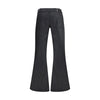 7FOR Black Cotton Flared Jeans